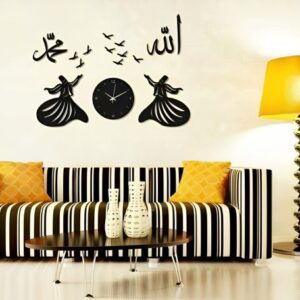 darwaish-clock-islamic-calligraphy-wall-clock